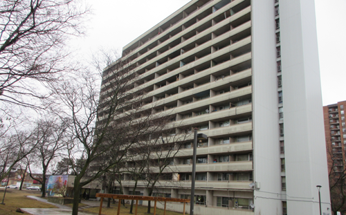A TCHC apartment building in Toronto.