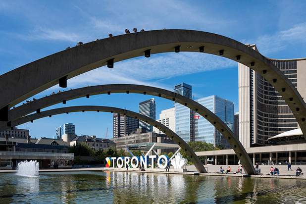 Picture of Toronto's Nathan Phillips Square